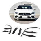 Mercedes A-class W177 2018- Carbon Frontstoßstangen Abdeckungen (für AMG-Line SD 2018-2021) Foto 1