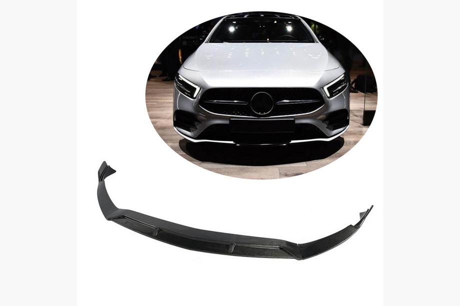 Mercedes A-class W177 2018- Frontlippe V3 für AMG-Line SD 2018-2021 Carbon Foto 1