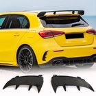Mercedes A-class W177 2018- Heckstoßstangenabdeckung (für A45 AMG 2021-2023, Carbon) Foto 1