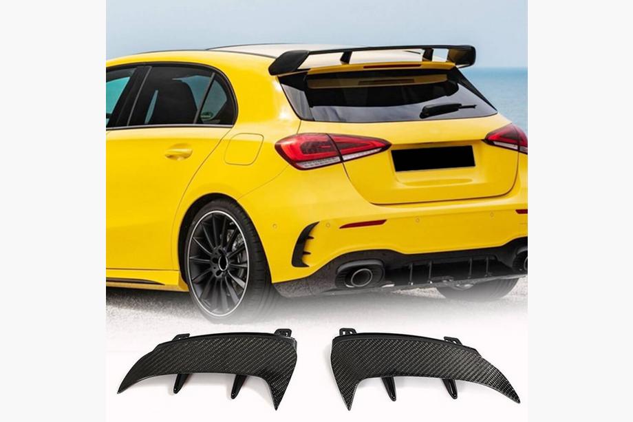 Mercedes A-class W177 2018- Heckstoßstangenabdeckung (für A45 AMG 2021-2023, Carbon) Image