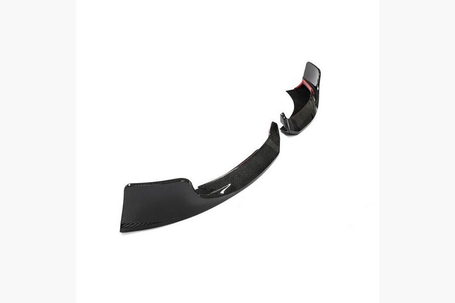 Mercedes A-class W177 2018- Frontstoßstangen Flaps Aufsätze (für AMG-Line 2018-2021, Carbon) Foto 3