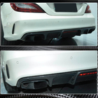 Mercedes CLS C218 2011-2018 Heckstoßstangen Diffusor (für Base/CLS63 AMG 2015-2018, Carbon) Foto 3