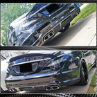 Mercedes CLS C218 2011-2018 Heckstoßstangen Diffusor (für Base/CLS63 AMG 2015-2018, Carbon) Foto 4