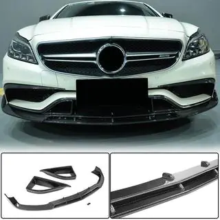 Frontstoßstange Lippe V1 Aufsatz (für CLS63 AMG SD 2015-2018, Carbon)