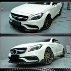 Mercedes CLS C218 2011-2018 Frontstoßstangen Lippe V3 Aufsatz (für CLS63 AMG SD 2015-2018, Kunststoff) Foto 5