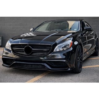 Carbon Frontstoßstangenabdeckungen für CLS63 AMG SD 2015-2018 Mercedes CLS C218 2011-2018 Foto 3