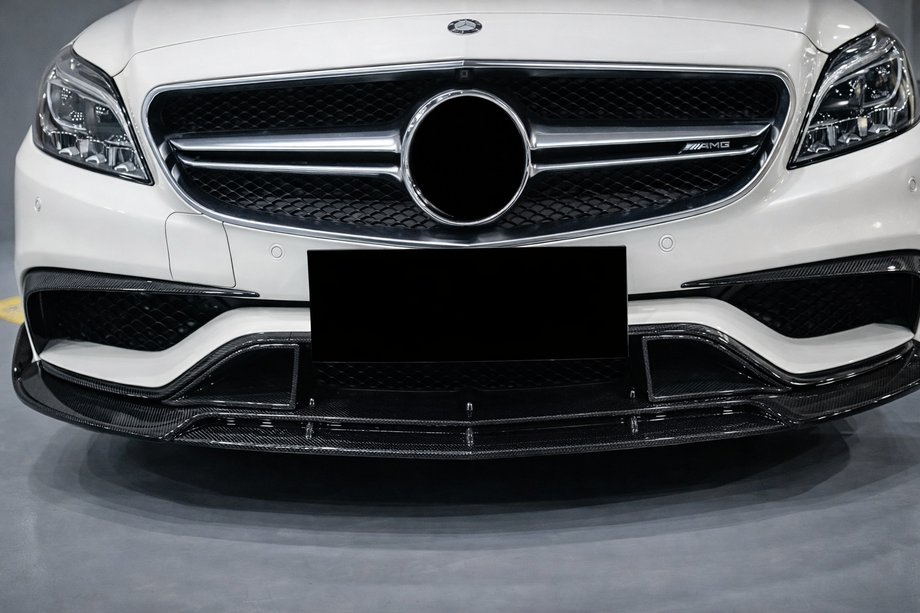 Mercedes CLS C218 2011-2018 Carbon Frontstoßstangenabdeckungen für CLS63 AMG SD 2015-2018 Foto 6