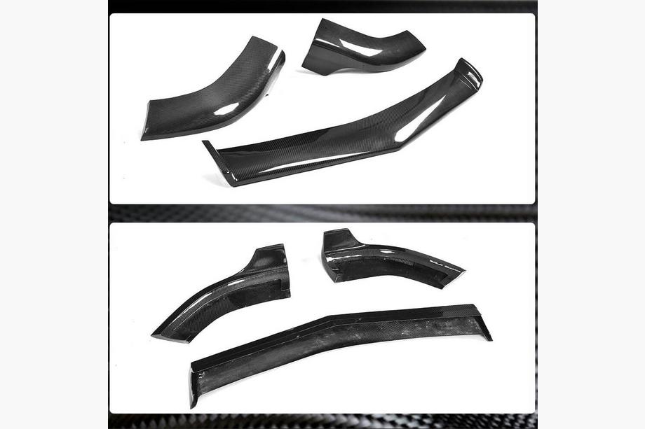Mercedes CLS C218 2011-2018 Frontstoßstange Lippe V1 Aufsatz (für CLS63 AMG SD 2011-2014, Carbon) Foto 4