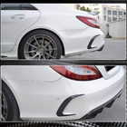 Mercedes CLS C218 2011-2018 Heckstoßstangenabdeckungen (für Base / CLS63 AMG SD 2015-2018, Carbon) Foto 4