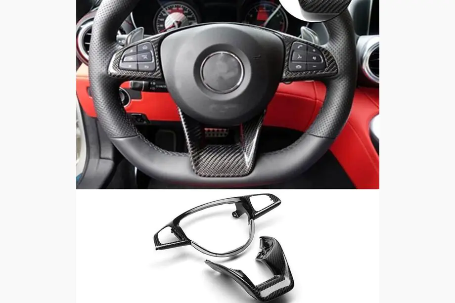 Mercedes CLS C218 2011-2018 Lenkradabdeckung Carbon Image