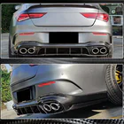 Mercedes CLA C118 2019- Heckdiffusor für AMG-Line SD 2019-2022, Carbon Foto 4