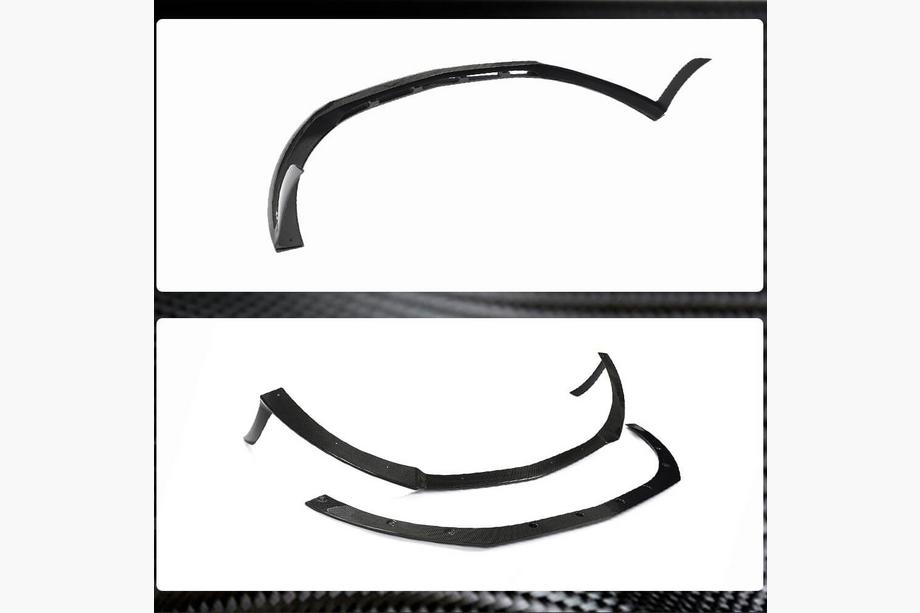 Mercedes CLA C118 2019- Frontstoßstange Lippe Aufsatz (für AMG-Line / CLA35 AMG SD 2019-2022, Carbon) Foto 4