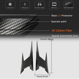 Carbon Heckflügel Abdeckungen (für AMG-Line 2017-2019) Foto 4