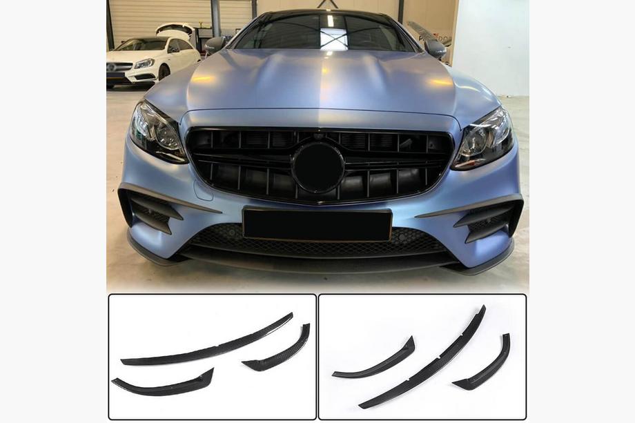 Mercedes E-class coupe C238 2016-2024 Frontspoiler Lippe für AMG-Line 2017-2019 Carbon Image