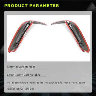 Carbon Abdeckungen für Nebelscheinwerfer (für V-Class 2014-2019) Foto 4