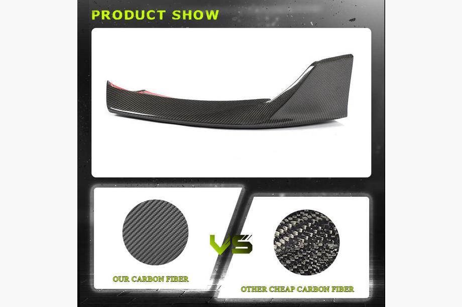 Mercedes Vito/V-class W447 2014- Frontstoßstangen Flaps Aufsätze (für V Class 2014-2019, Carbon) Foto 2