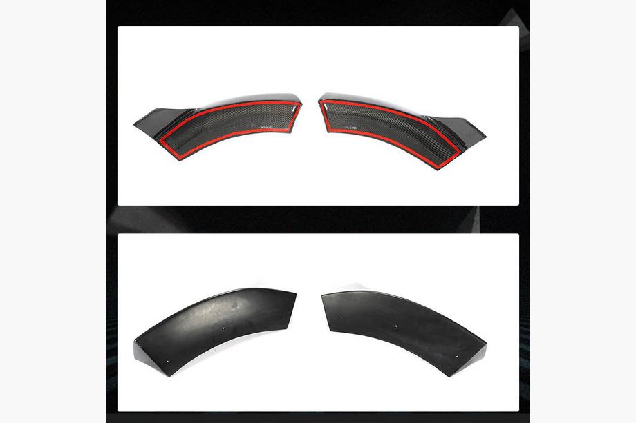 Mercedes Vito/V-class W447 2014- Frontstoßstangen Flaps Aufsätze (für V Class 2014-2019, Carbon) Foto 5