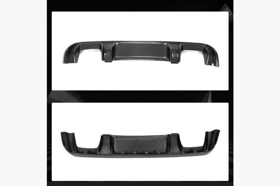 Mercedes Vito/V-class W447 2014- Heckdiffusor V2 (für V-Class 2014-2019, Carbon) Foto 2