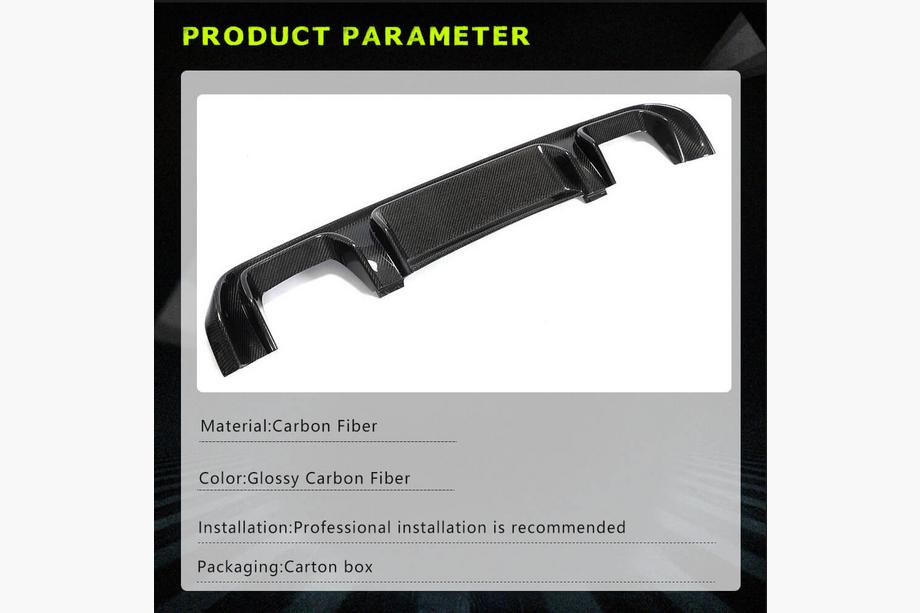 Mercedes Vito/V-class W447 2014- Heckdiffusor V2 (für V-Class 2014-2019, Carbon) Foto 5
