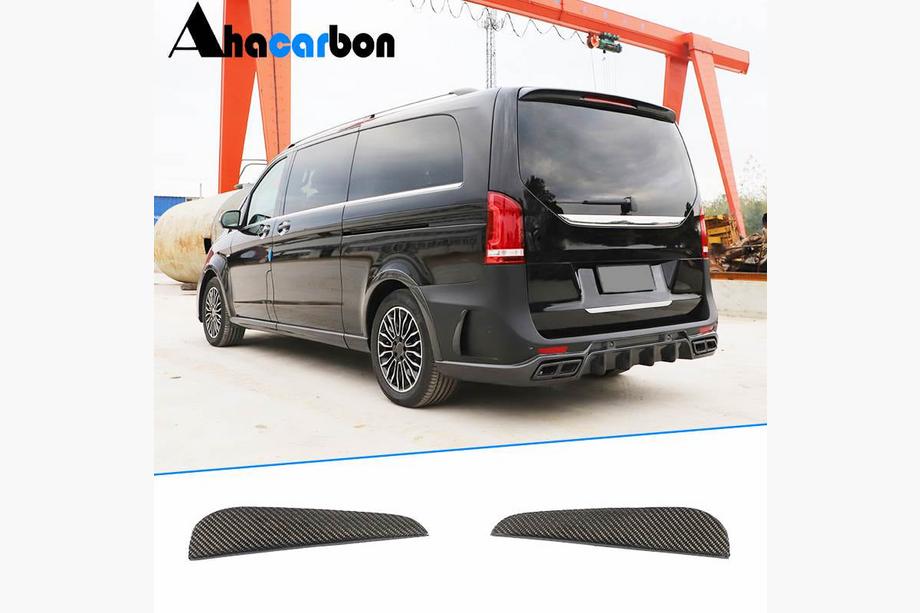Mercedes Vito/V-class W447 2014- Heckstoßstangenabdeckung (2014-2019, Carbon) Foto 1