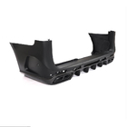 Mercedes Vito/V-class W447 2014- Heckstoßstangenabdeckung mit Diffusor (2014-2019, Kunststoff + Carbon) Foto 2