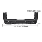 Mercedes Vito/V-class W447 2014- Heckstoßstangenabdeckung mit Diffusor (2014-2019, Kunststoff + Carbon) Foto 5