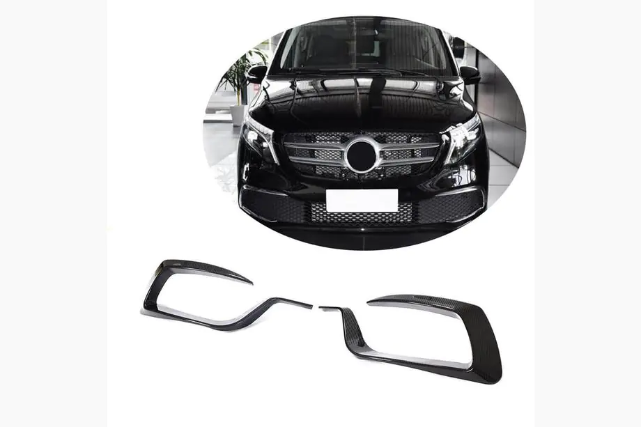 Mercedes Vito/V-class W447 2014- Abdeckungen für Nebelscheinwerfer V2 (2020+, Trockencarbon) Image