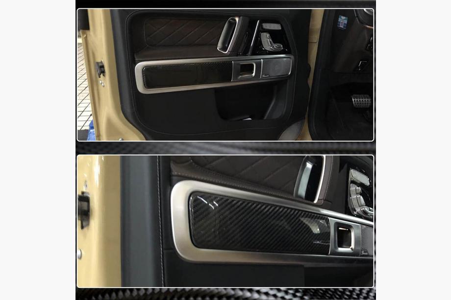 Mercedes G class W463 2018-2024 Türverkleidungen im Innenraum (Dry Carbon) Foto 3