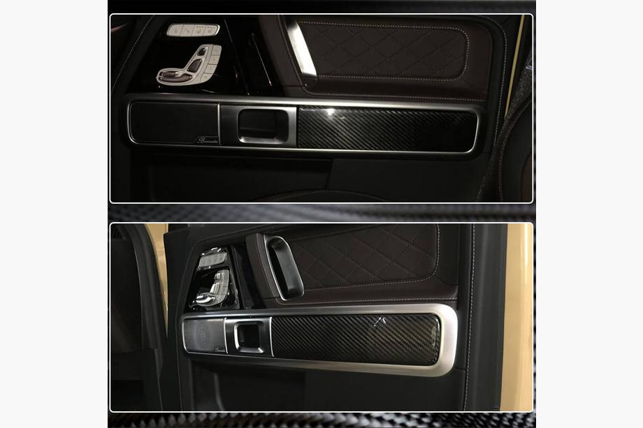 Mercedes G class W463 2018-2024 Türverkleidungen im Innenraum (Dry Carbon) Foto 4