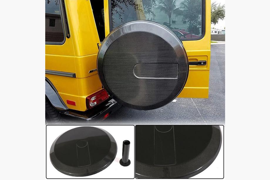 Mercedes G class W463 1990-2018 Abdeckung für Reserverad (2004-2018, Trockencarbon) Foto 1
