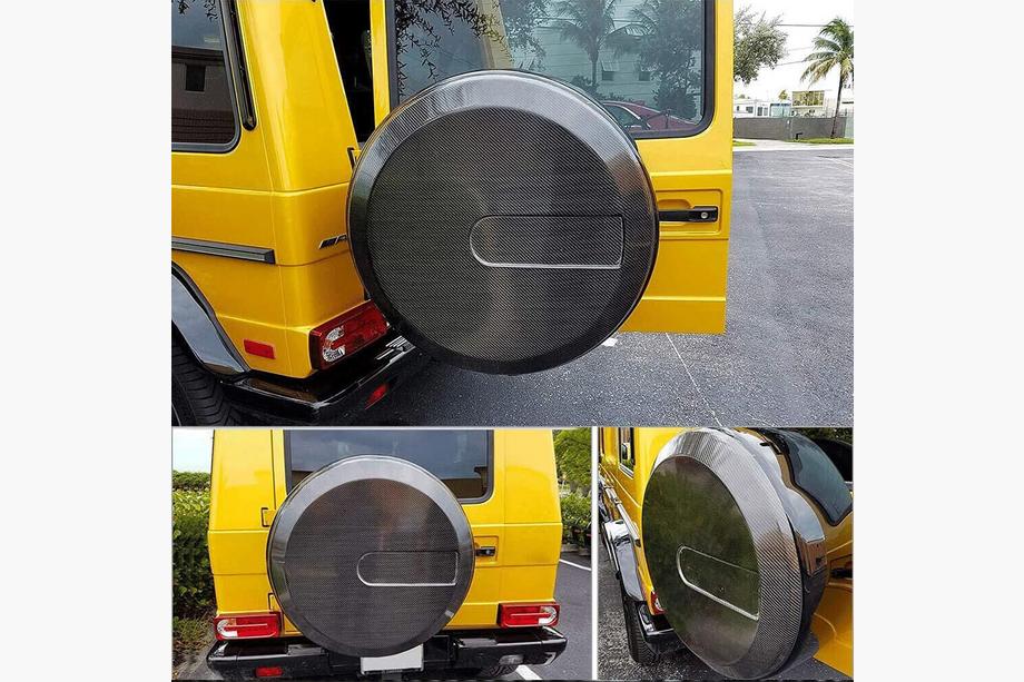 Mercedes G class W463 1990-2018 Abdeckung für Reserverad (2004-2018, Trockencarbon) Foto 4