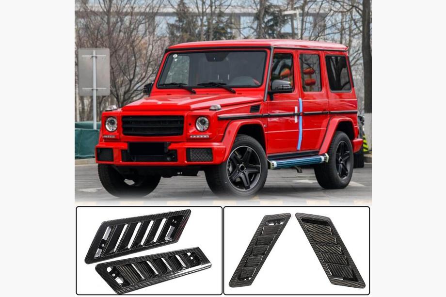 Mercedes G class W463 1990-2018 Abdeckungen für vordere Kotflügel (Dry Carbon) Image