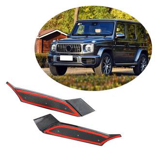 Frontstoßstangen Flaps Aufsätze für G63 AMG 2019-2021 Carbon Foto 1