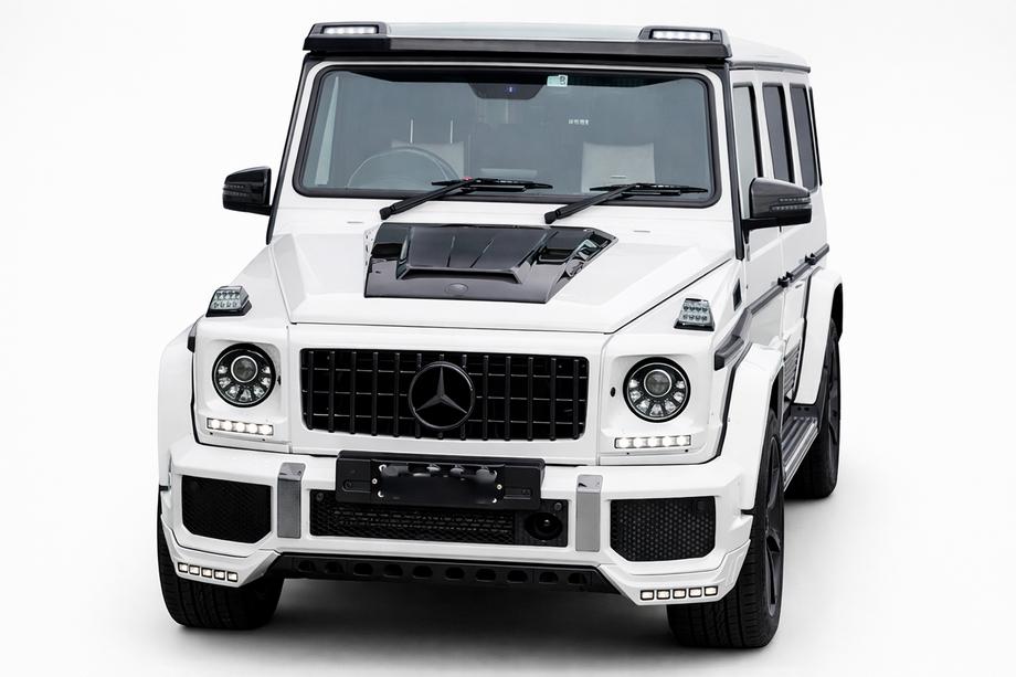 Mercedes G class W463 1990-2018 Motorhaubenabdeckung BRBS (2004-2018, Carbon) Image