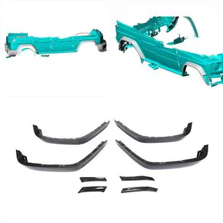 Kotflügelverbreiterungen (für Bodykit Carbon Set, Carbon) Foto 2
