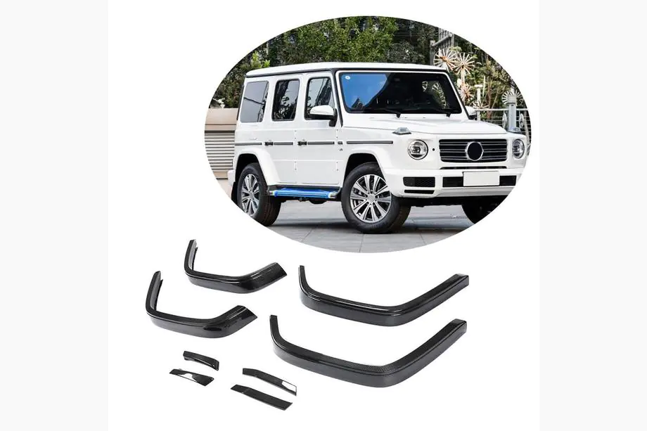 Mercedes G class W463 2018-2024 Kotflügelverbreiterungen (für Bodykit Carbon Set, Carbon) Image