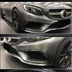 Mercedes S-class C217 Coupe 2014-2020 Einsätze für Frontstoßstange (für AMG-Line 2015-2018, Carbon) Foto 4