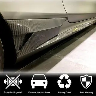 Seitenschweller Aufsätze (für AMG-Line 2015-2018, Carbon) Foto 2
