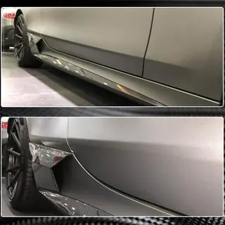 Seitenschweller Aufsätze (für AMG-Line 2015-2018, Carbon) Foto 4