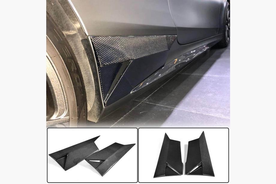 Mercedes S-class C217 Coupe 2014-2020 Seitenschweller Aufsätze (für AMG-Line 2015-2018, Carbon) Image