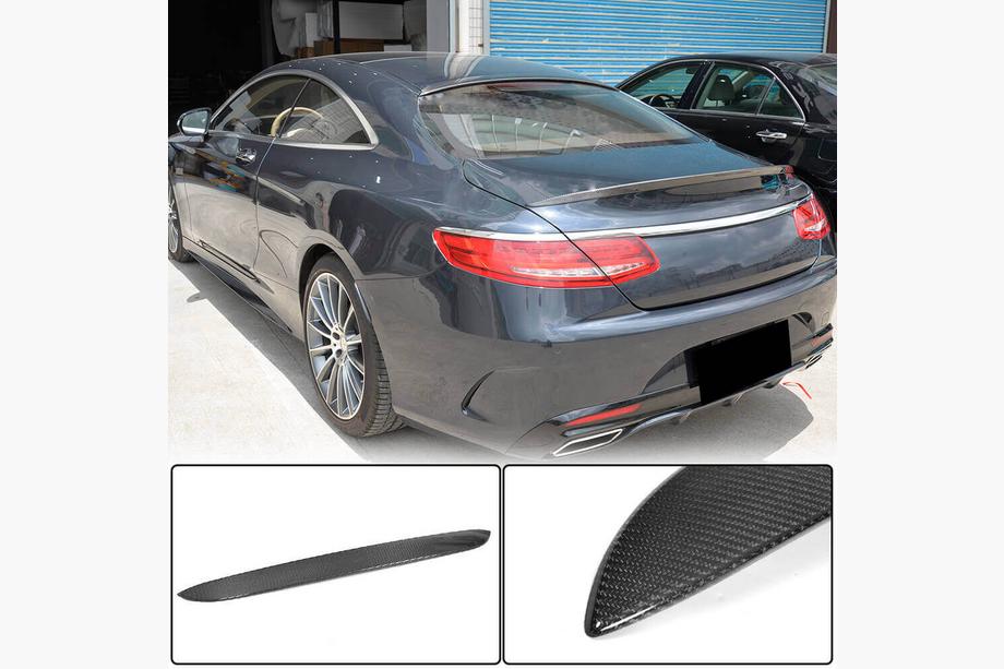 Mercedes S-class C217 Coupe 2014-2020 Spoiler V2 (Coupé, Carbon) Image