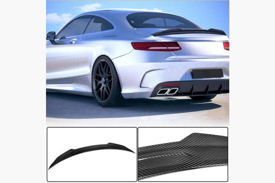 Mercedes S-class C217 Coupe 2014-2020 Spoiler V3 (Coupé, Trockenkohlefaser) Image
