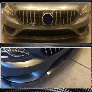Frontstoßstange Lippe V3 Aufsatz (für AMG-Line 2015-2018, Carbon) Foto 4