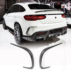 Mercedes GLE coupe C292 2015-2019 Carbon-Heckstoßstangenabdeckung Foto 1