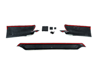 Toyota Land Cruiser Prado 150 2009-2023 Hintere TRD-Heckverkleidung, 3-teilig (für 2017+) Schwarz Foto 9