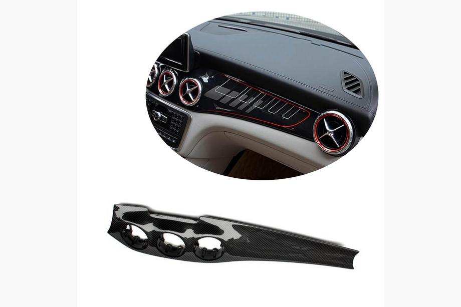 Mercedes GLA X156 2014-2019 Abdeckung Mittelkonsole (2014-2016, Carbon) Image