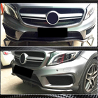 Mercedes GLA X156 2014-2019 Frontstoßstange Lippe Aufsatz (für GLA45 AMG 2013-2016, Carbon) Foto 4