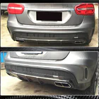 Mercedes GLA X156 2014-2019 Heckdiffusor für GLA45 AMG, Carbon Foto 4