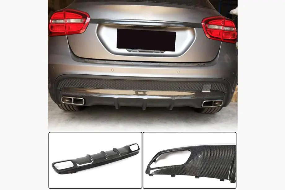 Mercedes GLA X156 2014-2019 Heckdiffusor für GLA45 AMG, Carbon Image