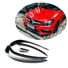 Mercedes E-class coupe C207 2010-2017 Frontstoßstangen Aufsätze (für AMG-Line 2014-2016, Carbon) Foto 1